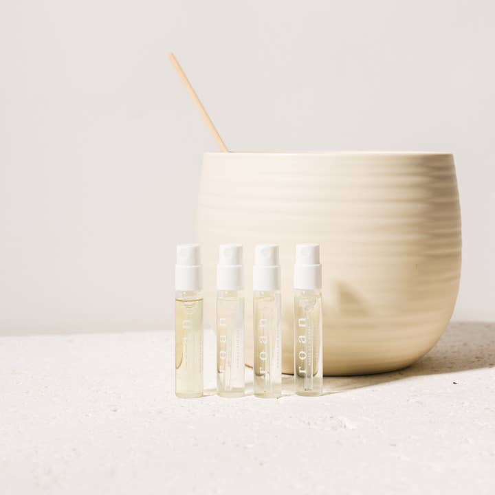 Roan Fragrances - Wholesale Perfume/Eau de Toilette - NEW! Discovery Set: Clean Tea-Based Fragrance (4x2ml Vials)3