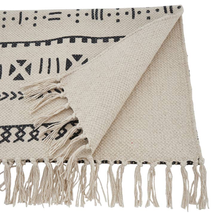 Fennco Styles - Wholesale Table runner - Boho Mudcloth-Inspired Cotton 16"W x 72"L Table Runner –2