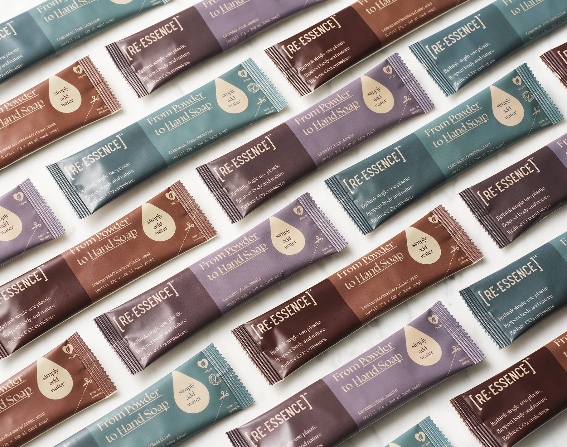 [RE·ESSENCE]® - Wholesale Hand Soap/Wash - HAND SOAP REFILL SET FRAGRANCE FREE/SENSITIVE2