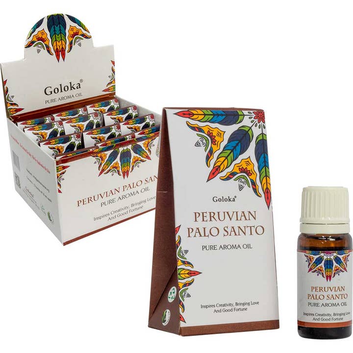 Kheops International inc. - Wholesale Essential Oil - Goloka Aroma Oil 10Ml - Peruvian Palo Santo (Pk Of 12)
