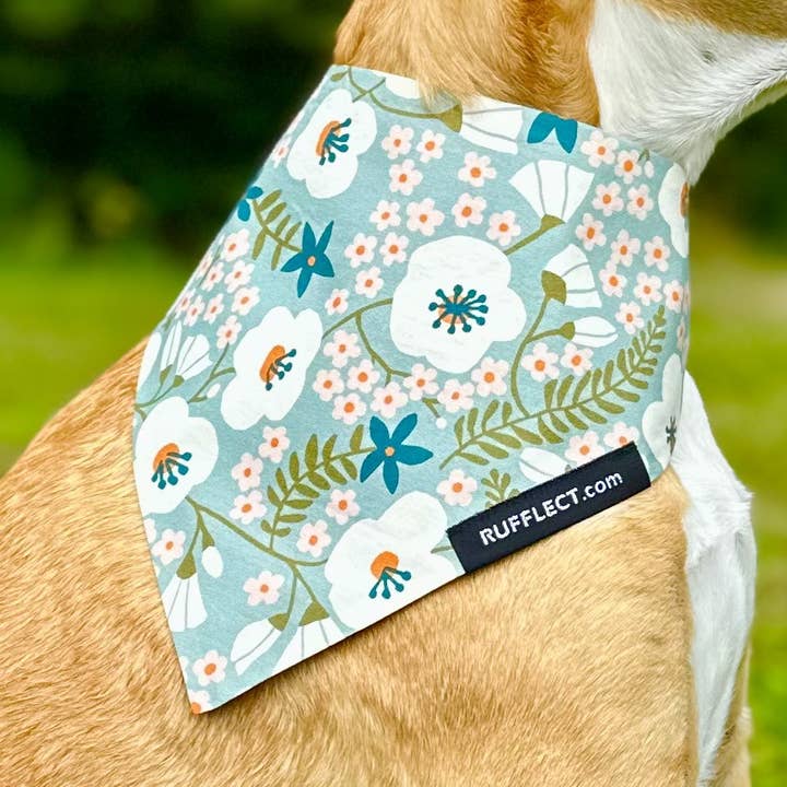 RUFFLECT Dog Bandanas - Wholesale Pet Bandana - Dog - Flora Organic Cotton RUFFLECT® Dog Bandana9