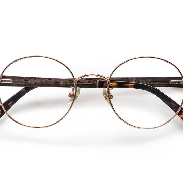 Joy Rose Gold Blue Light Blocking Glasses for wholesale by Kraywoods Eyewear