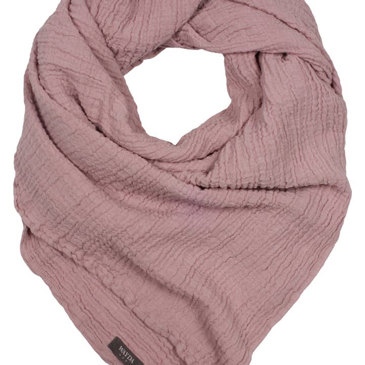 WAYDA - Wholesale Scarf - Women's - Jaipur ROSE2