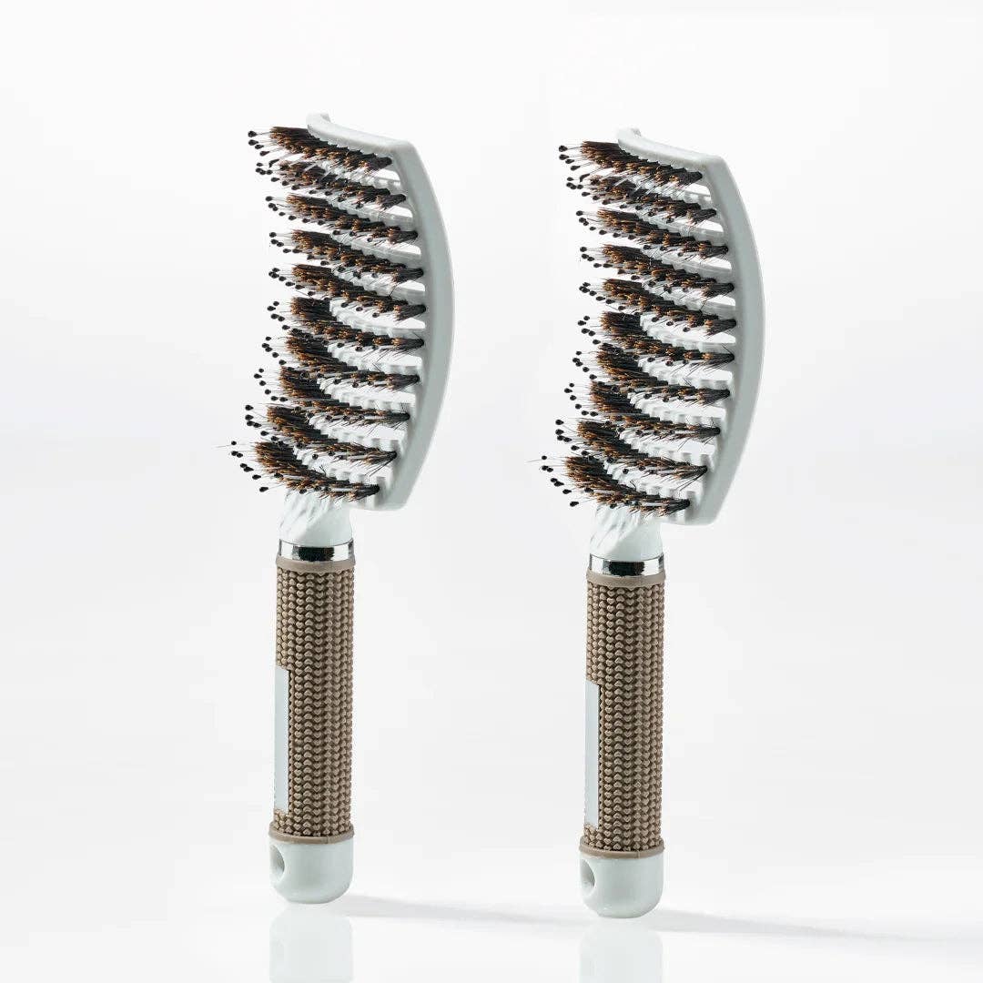 Yuaia Haircare – Engroshandel Hårbørste/kam – Hårbørste med ornebørster - Curved Paddle Brush7