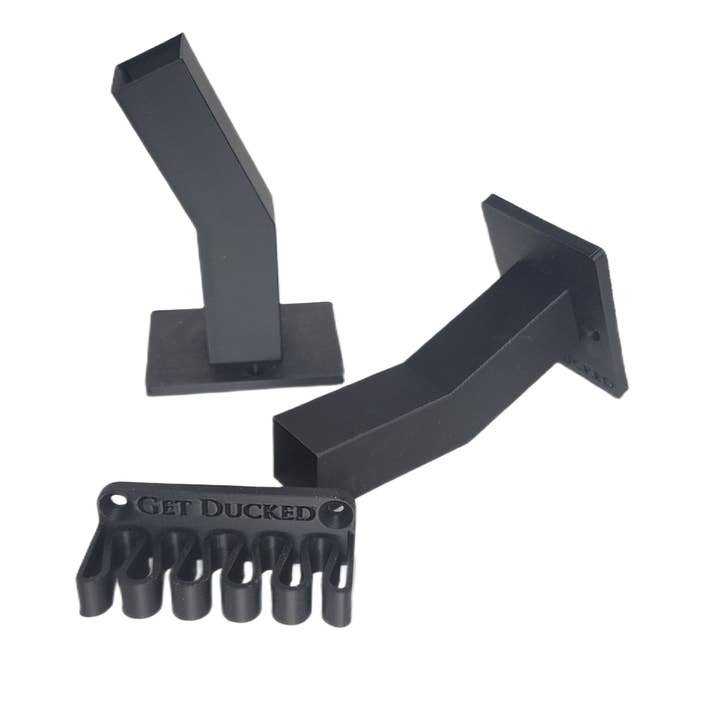 Get Ducked Waterfowl - Wholesale Wall Hook - Trail & Timber™ Plug & Stow Kit — (2) MOJO® Wall Holders + (1) Charging-Wire Holder2