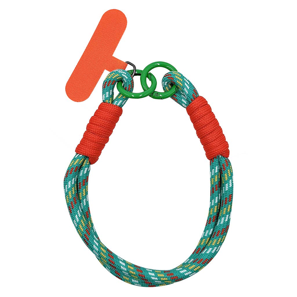 Fashion City - Wholesale Phonecase Strap - Colorful Rope Knotted Phone Charm Wrist Strap5