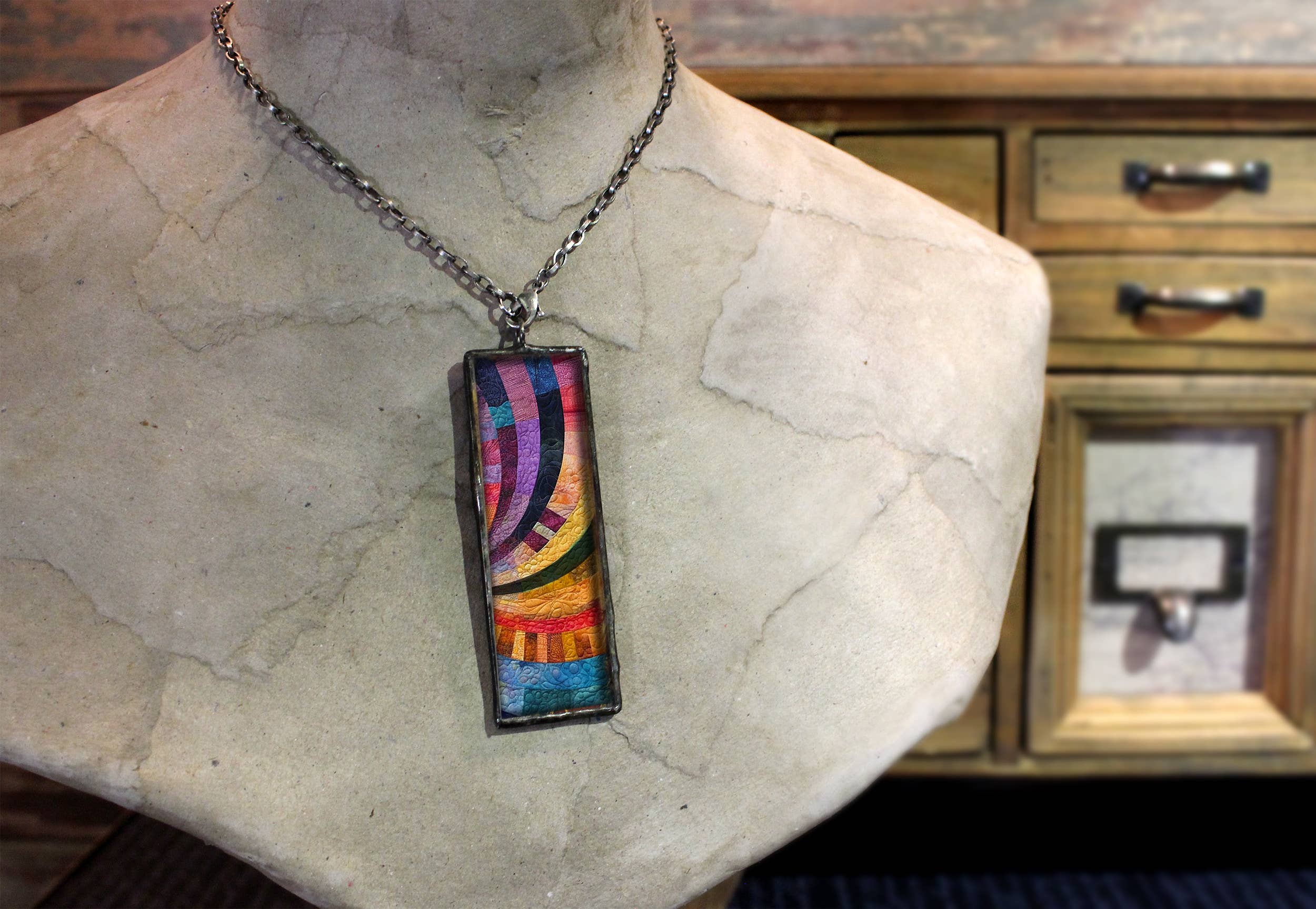 Homestyle Charlie - Wholesale Ornament - Miss Mollie's Modern Quilt Ornament Christmas Tree Decor2