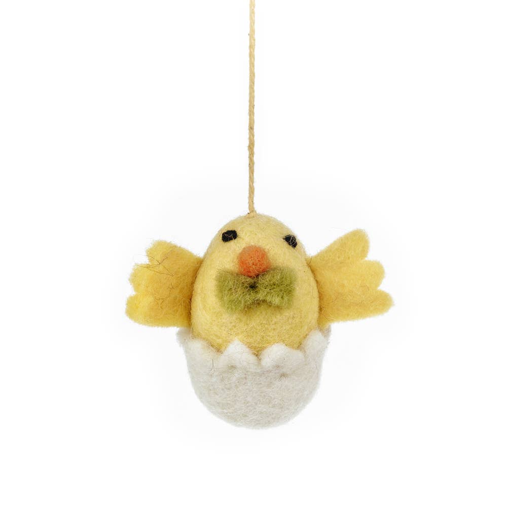 Felt So Good – Engroshandel Julepyntsæt – Håndlavede filtede påskevenner (sæt med 3) lam, kylling, kanin3