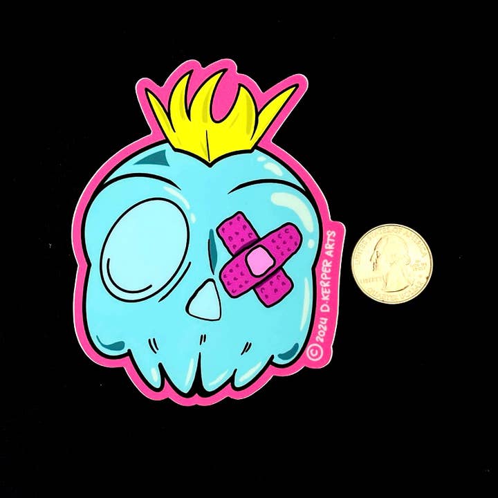 D. Kerper Arts - Wholesale Sticker - Sticker - Punk Head2