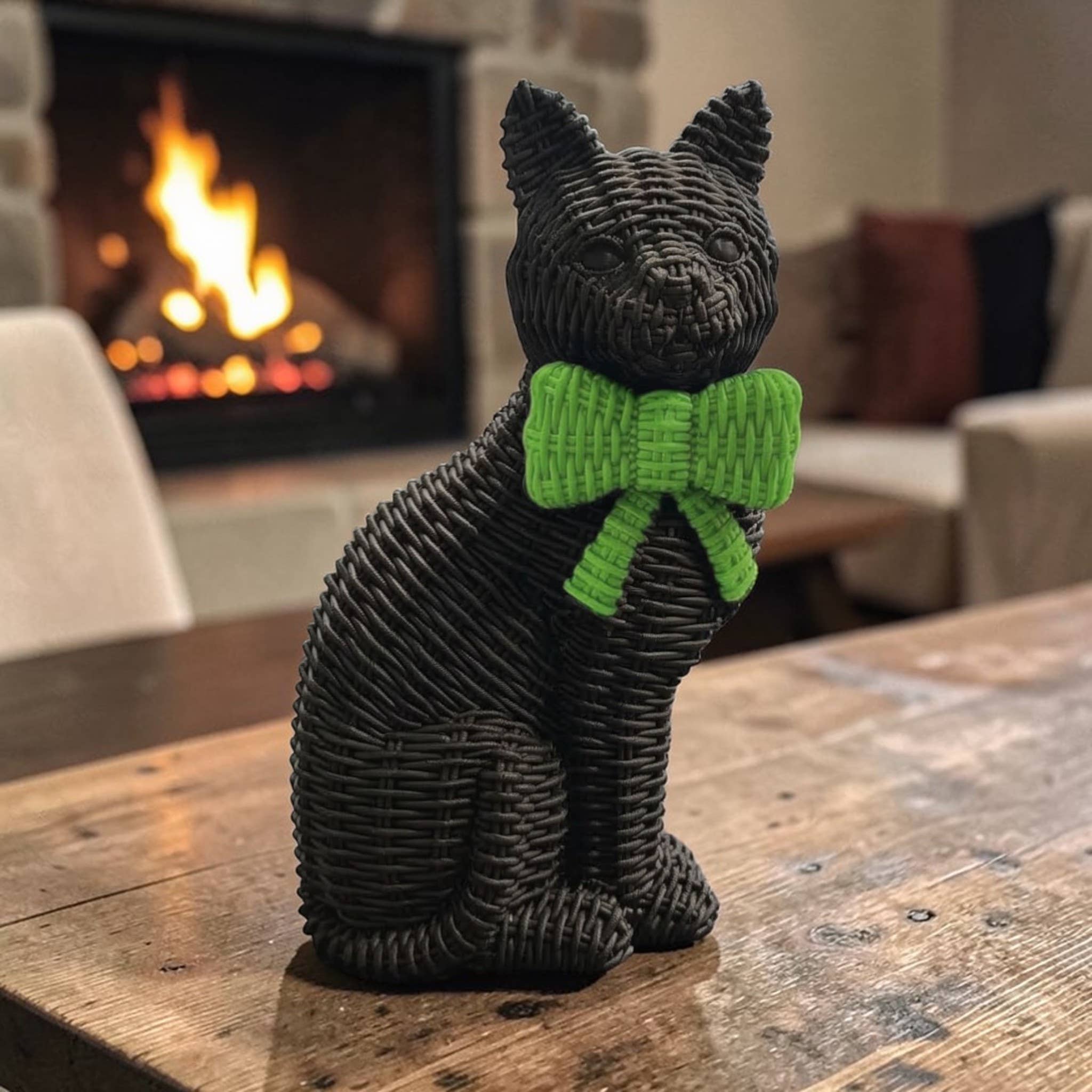 Gia Roma - Wholesale Decorative Figurine - Black Cat Decoration, Farmhouse Halloween Home Decor Statues2