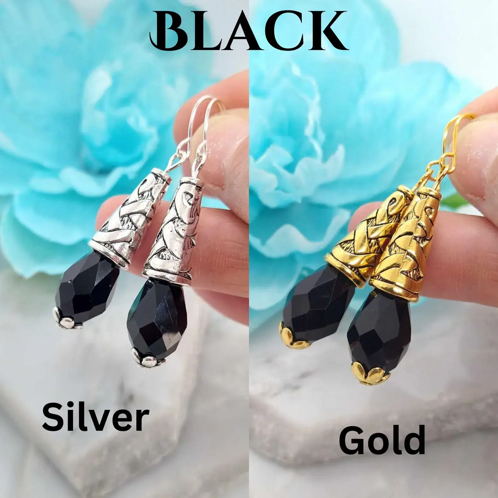 Bad Apple Designs - Wholesale Dangle Earrings - Crystal Teardrop Dangle Earrings For Women10