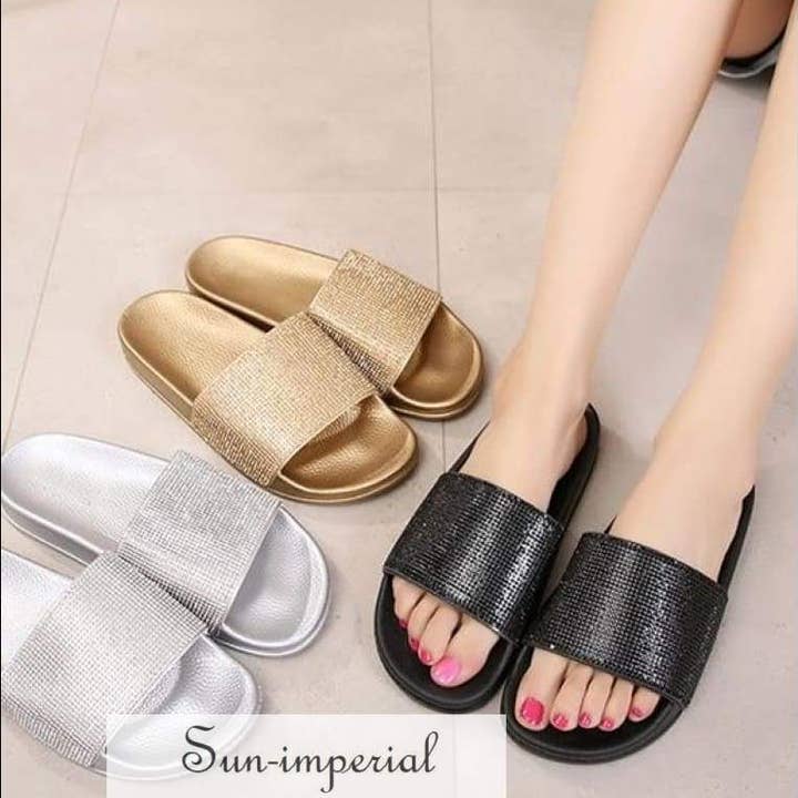 Rhinestone Womens Sandals Flip Flops Summer Women and other Purchase Wholesale bling flip flops. Free Returns & Net 60 Terms on Faire trending on Faire.