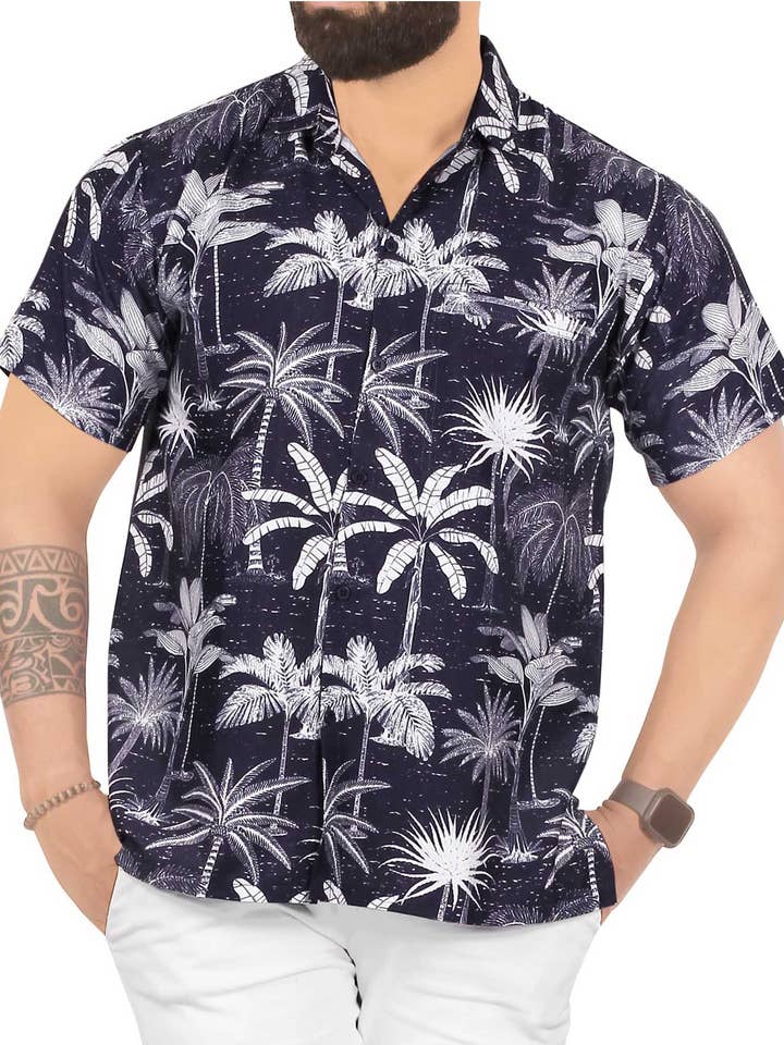 Camisa hawaiana Beach Party para hombre para venta al por mayor de Happy Bay / La Leela