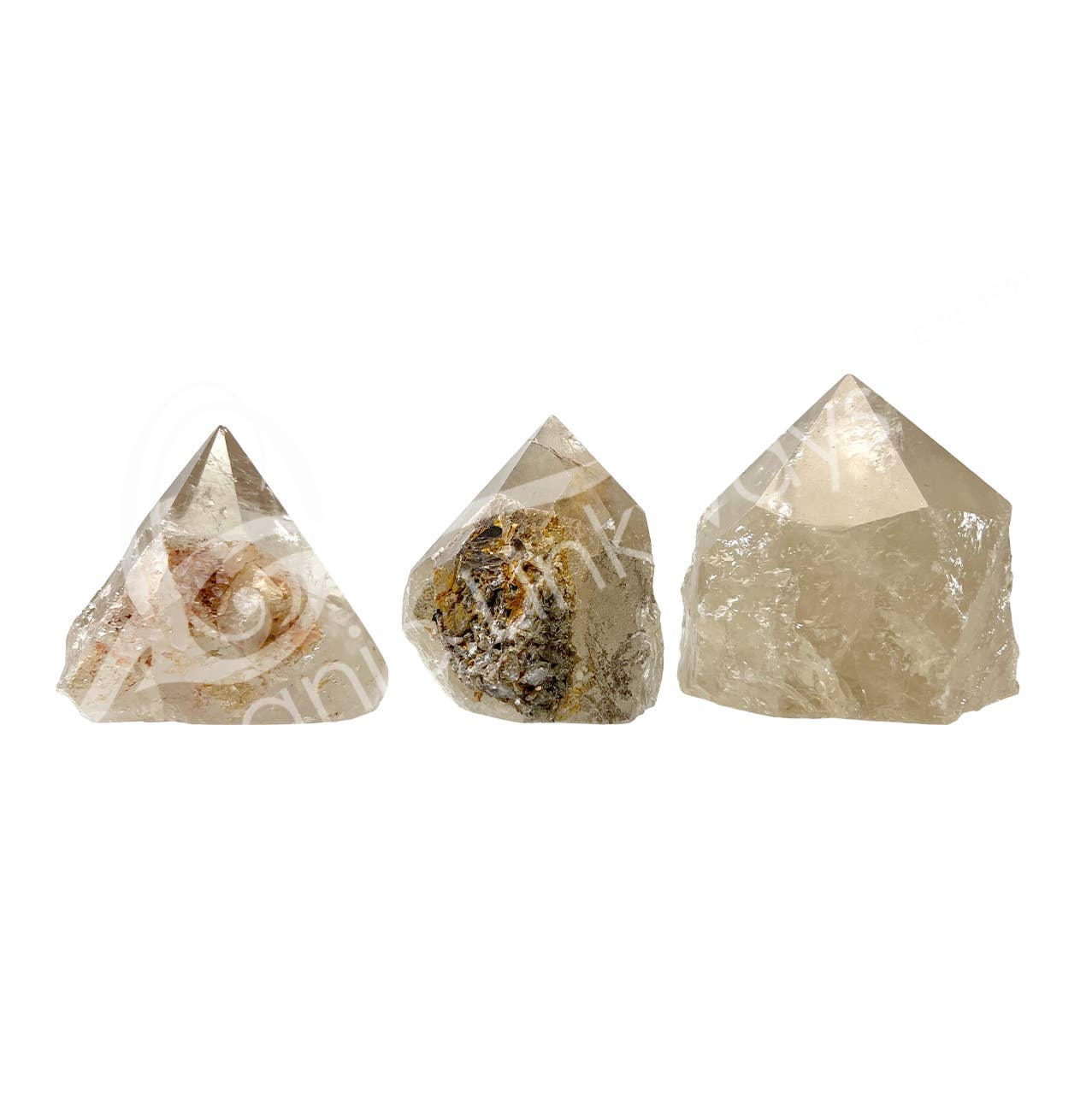 Oceanic Linkways Inc - Venta al por mayor Piedras/cristales espirituales - PUNTA: CITRINO, ACABADO NATURAL PULIDO DE 2 A 3 PULGADAS (KG)1