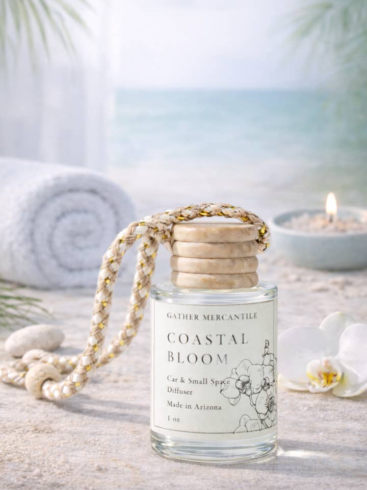 Diffusore per Auto e Piccoli Spazi Coastal Bloom per la vendita all'ingrosso da parte di Gather Mercantile