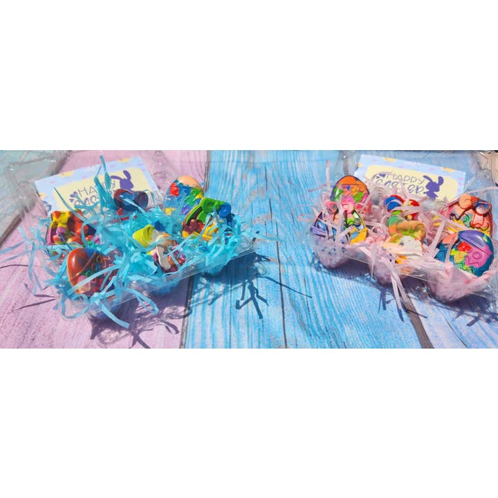 Halbe Osterstifte aus Karton, personalisierte Namen, Gastgeschenke für den Großhandel von Snazzy Crayons