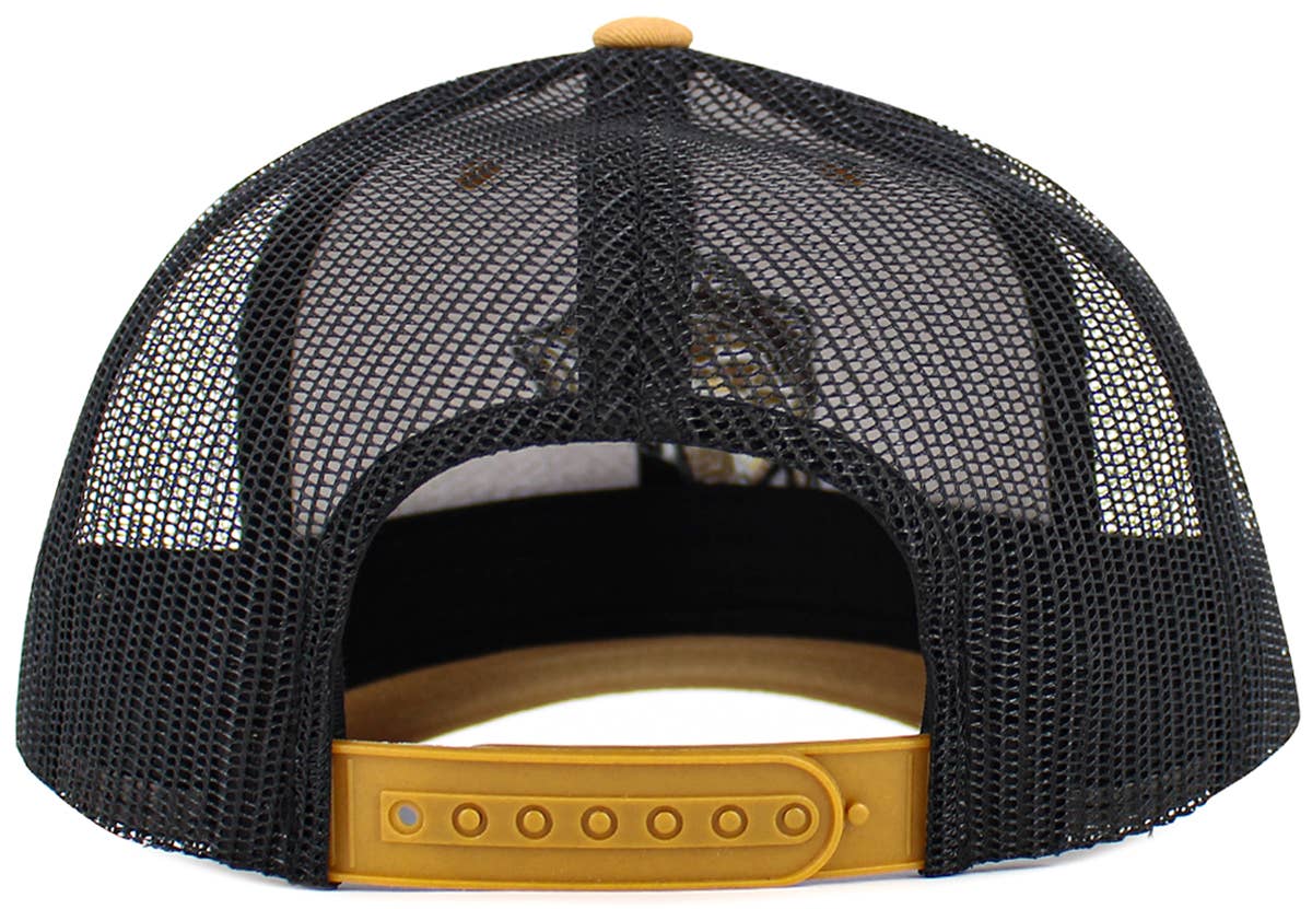 KBETHOS – boné - Unissexo por atacado – Boné trucker com tela e emblema de peixe bass11