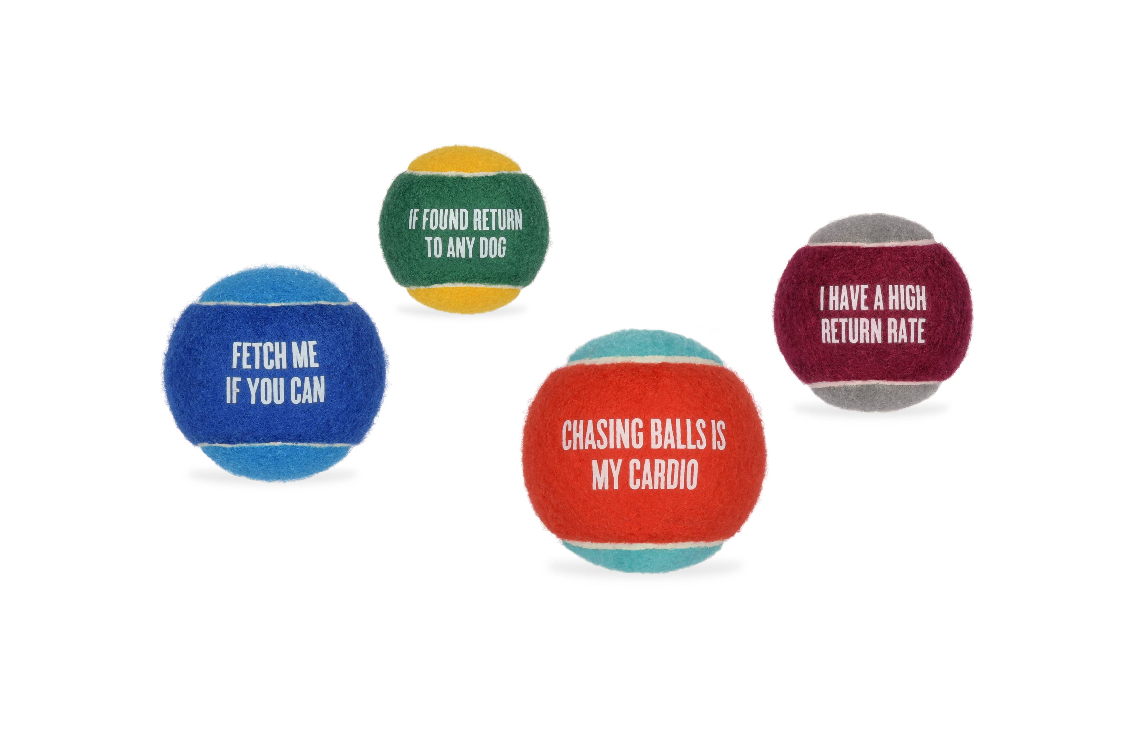 P.L.A.Y. Pet Lifestyle and You - Wholesale Pet Fetch Ball - Dog - Dog Tennis Ball - 4 Pack8