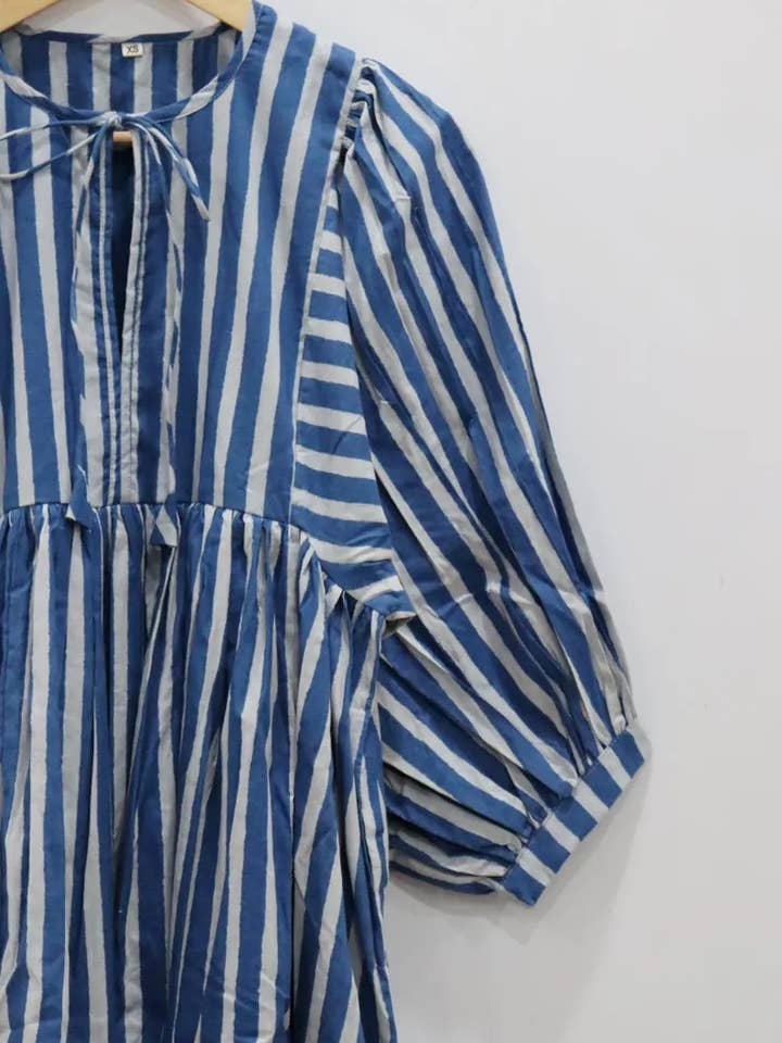 bhavnas boutique - Wholesale Dress - Women's - Indian Soft Cotton Printed Summer Dress Night Girl Dress1