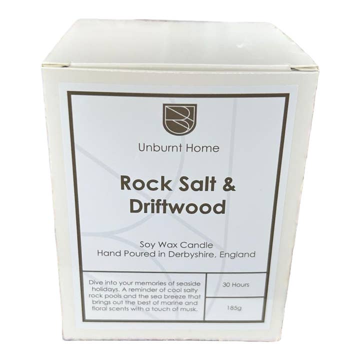 Unburnt Home Fragrance - Wholesale Jar/Filled Candle - Soy Wax Candle 20cl, vegan, toxin free, 30hr burn, off-white4