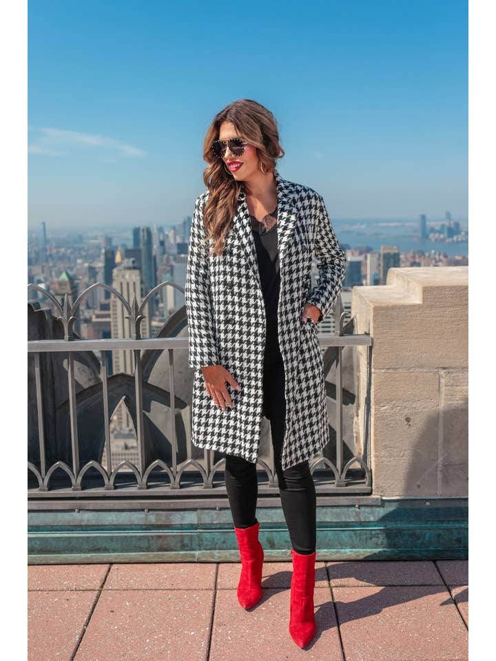 Jess Lea - Wholesale Coat - Women's - Fifth Avenue Herringbone Coat