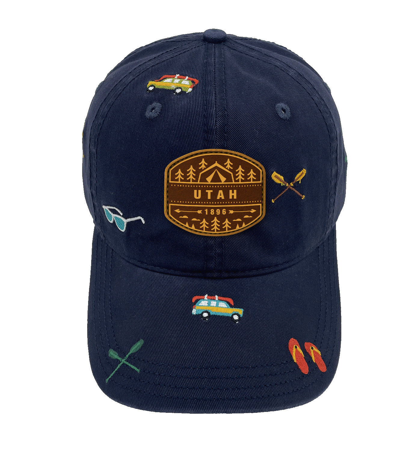 Northern Icons Creations INC - Wholesale Baseball Cap - Unisex - Utah Adventure Baseball Cap – Outdoor Embroidered Camping & Canoeing Design Hat for Travelers3