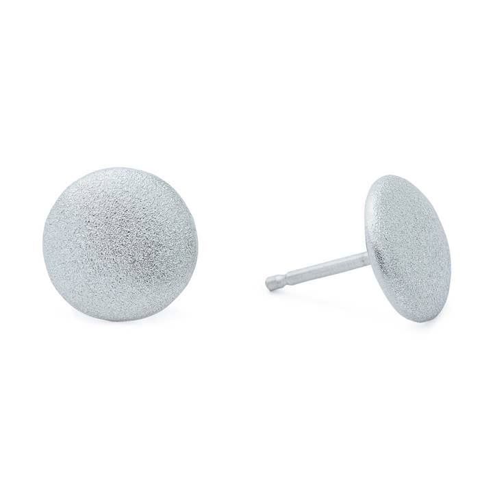 Brincos Super Luna - Silver por atacado de Cielomar Jewelry