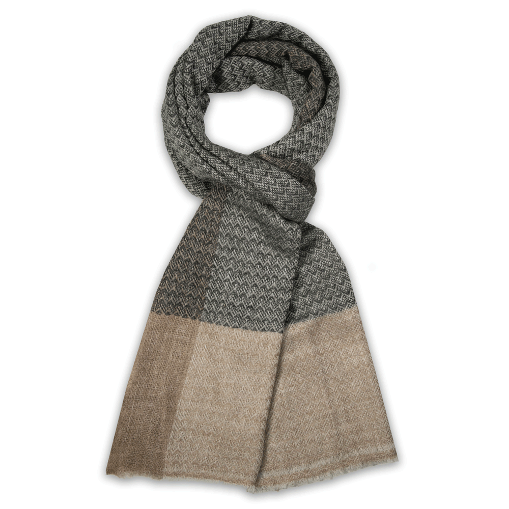 BNB Crafts Inc. - Wholesale Scarf - Women's - Natural Cashmere Scarves with Pattern0