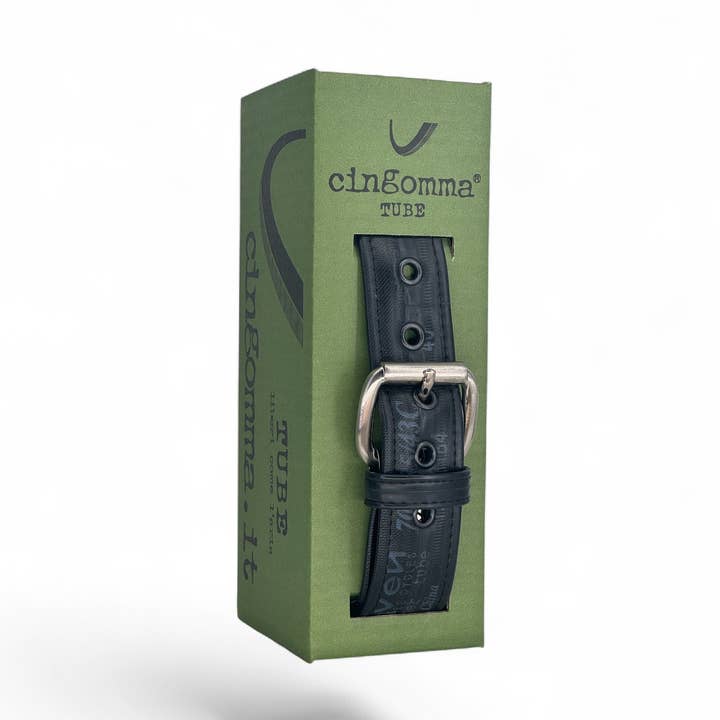 Handgjort bälte tillverkat i Italien återvunnet Nr. 219554 för wholesale av Cingomma