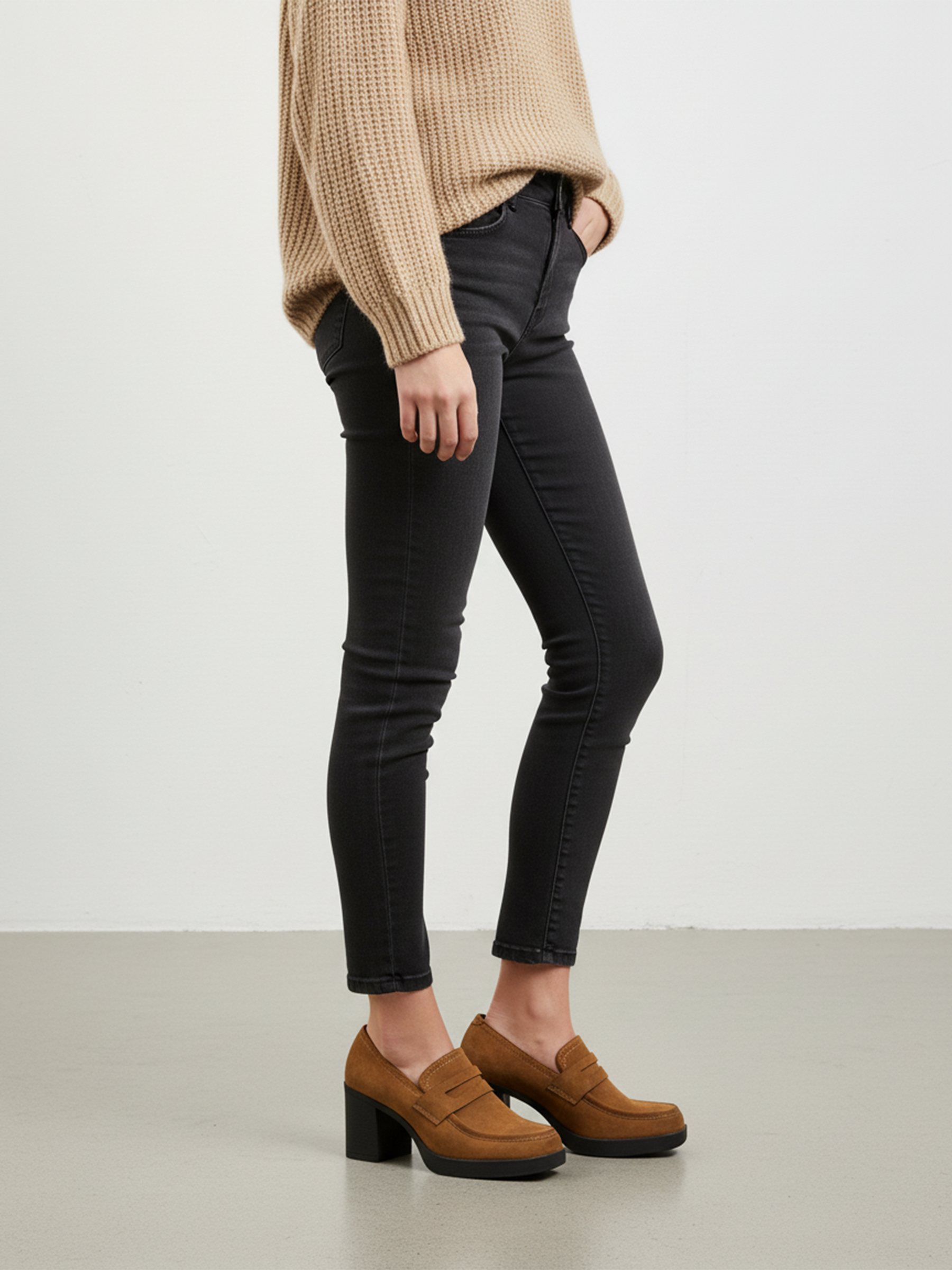 CEREZA - Wholesale Loafers - Women's - Classic Heeled Loafers7