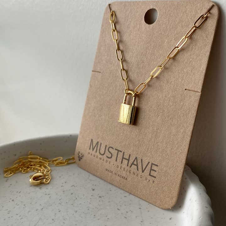 Padlock Necklace for wholesale by musthavemustget