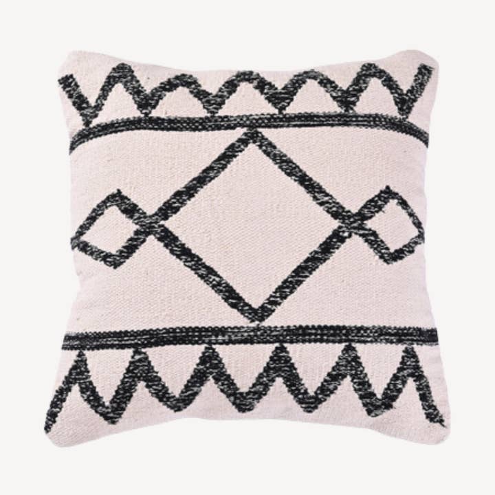 Copricuscino crema e nero - Cove per la vendita all'ingrosso da parte di River & Ivy