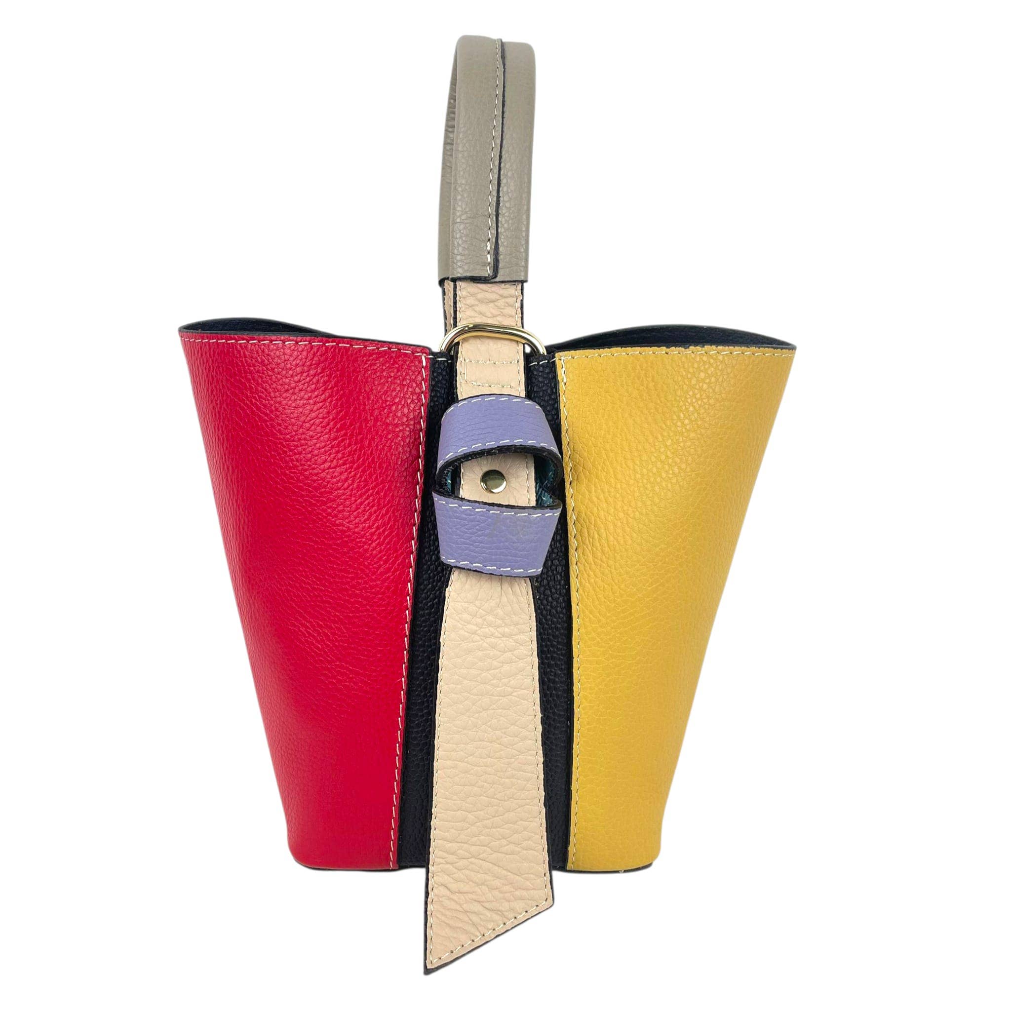 Chenson & Gorett - Wholesale Top Handle Bag - Women's - Multicolor and Exclusive Leather Bag with Women's Inner Bag34