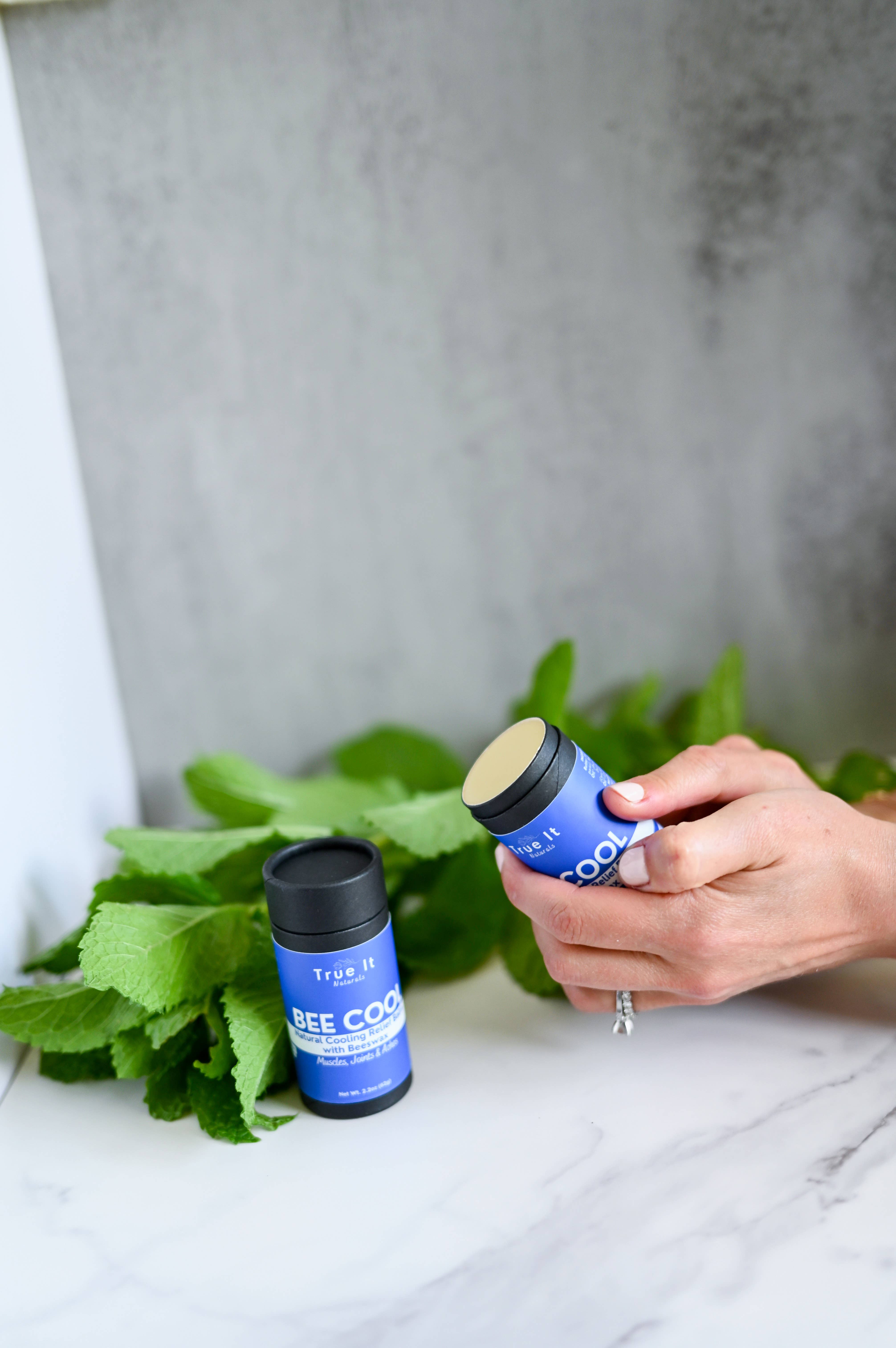 True It Naturals – wholesale Muscle lotion/rub/gel – Muscle Rub Stick - BEE COOL | All Natural Pain Relief 1