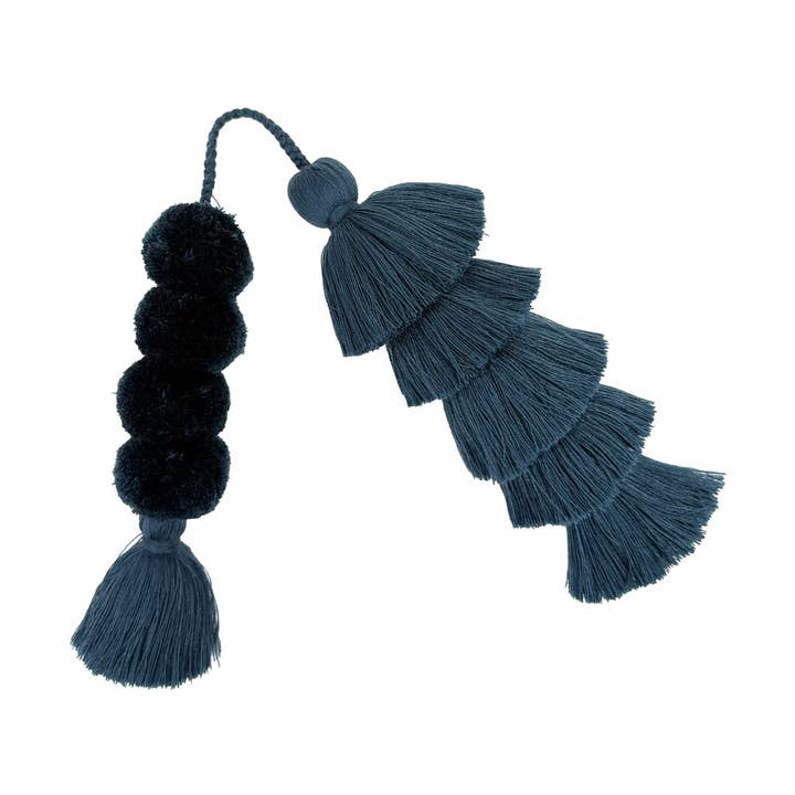 Flair Pom | Fog Blue for wholesale by The Lilley Line