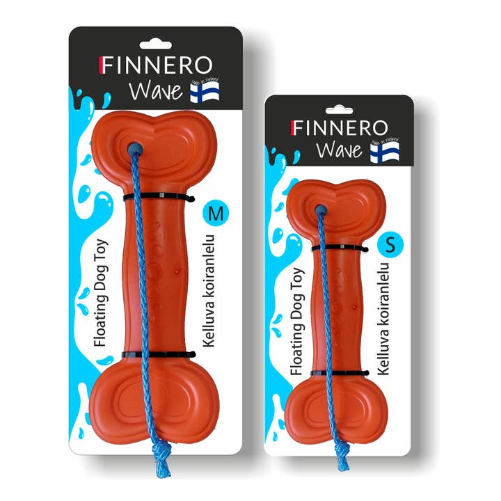 FINNERO - Wholesale Pet Toy - Dog - FINNERO WAVE Floating Dog Toy, Made in Finland, 2 sizes