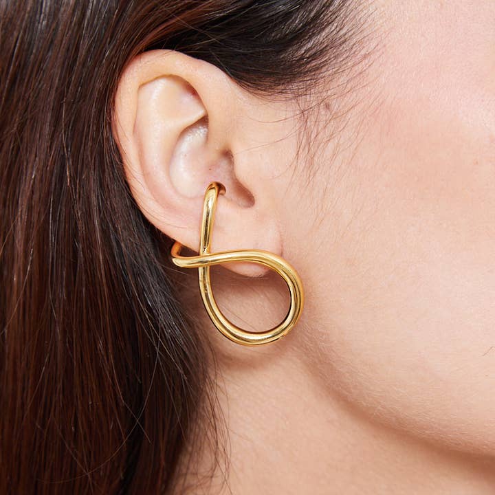 BYREN | ÉLINE L'ATELIER - Wholesale Dangle Earrings - 124AQ344 stainless steel earrings2