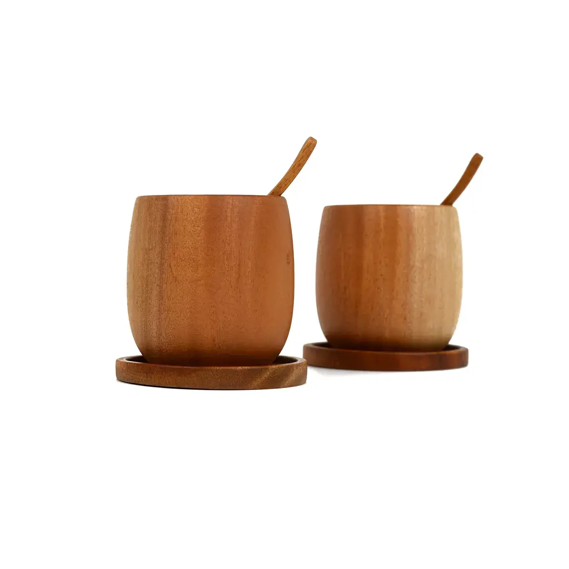 Khaya Woodware - Wholesale Coffee/Tea Cup - Khaya Wood - Japanese-style Tea Cup - Handmade - Eco-friendy10