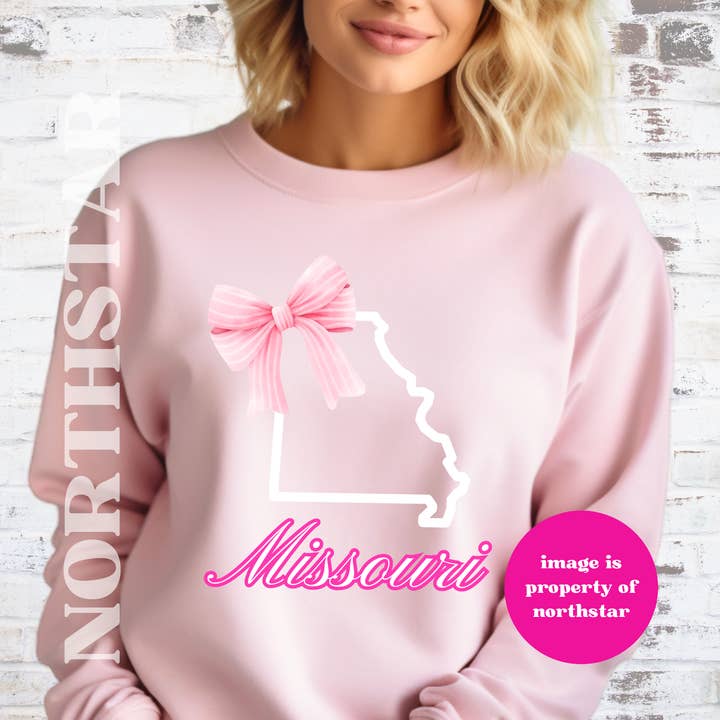 Missouri State tröja med rosa rosett för wholesale av Northstar