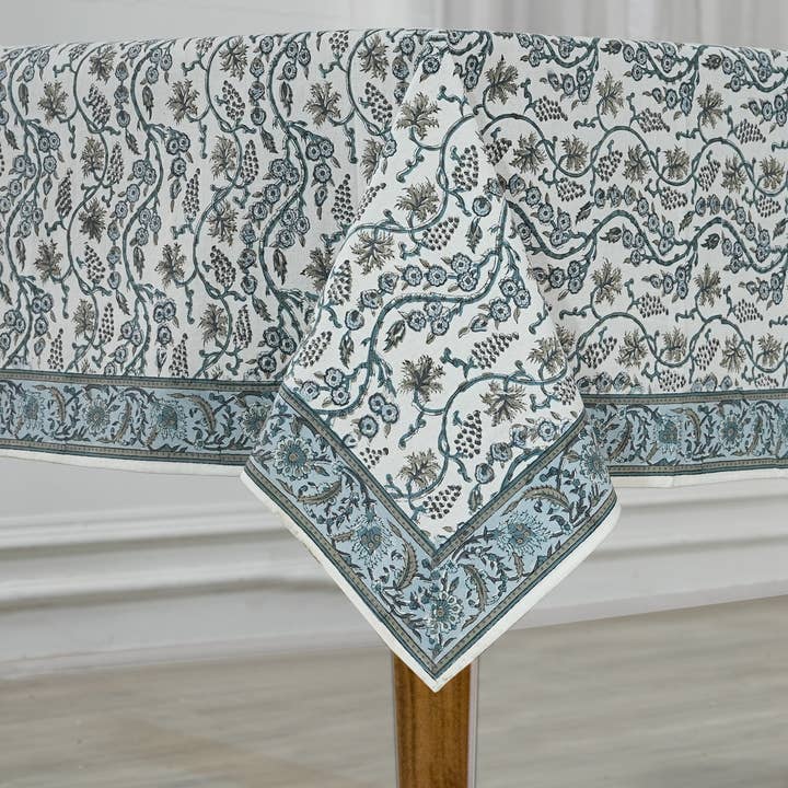 Fabricrush - Vendita all'ingrosso Tovaglie - Tovaglia rettangolare in cotone Fabricrush Baby Blue Eyes