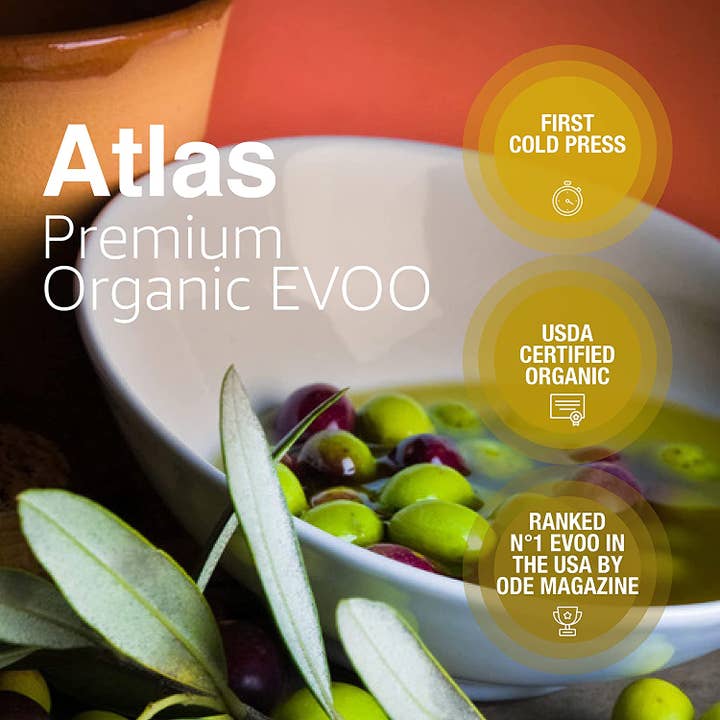 ATLAS OLIVE OILS - Wholesale Olive Oil - Atlas Organic Extra Virgin Olive Oil | Glass bottles6