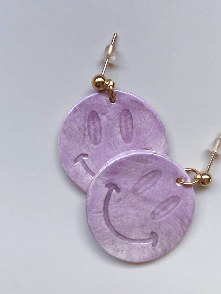 Smiley Face Purple for wholesale by Gloria Faye