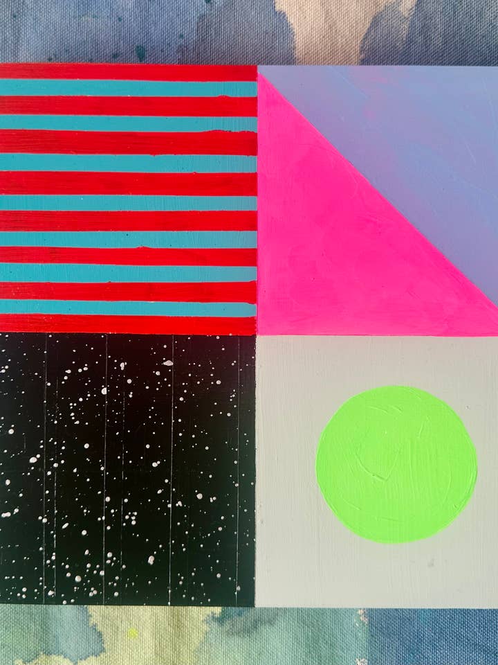 Chosen Family Original Painting Small Size 24 for wholesale by Your Strange Friend