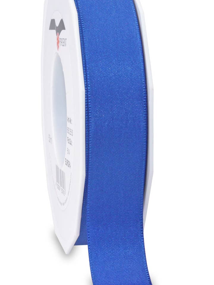 Ruban taffetas Europe 50 m rouleau 25 mm bleu roi pour la vente par C.E. PATTBERG GmbH & Co. KG