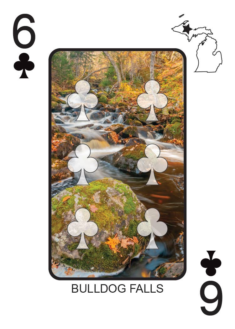 Phil Stagg Photography - Wholesale Playing Cards - WATERFALLS OF MICHIGAN - Playing Cards - Euchre Friendly20