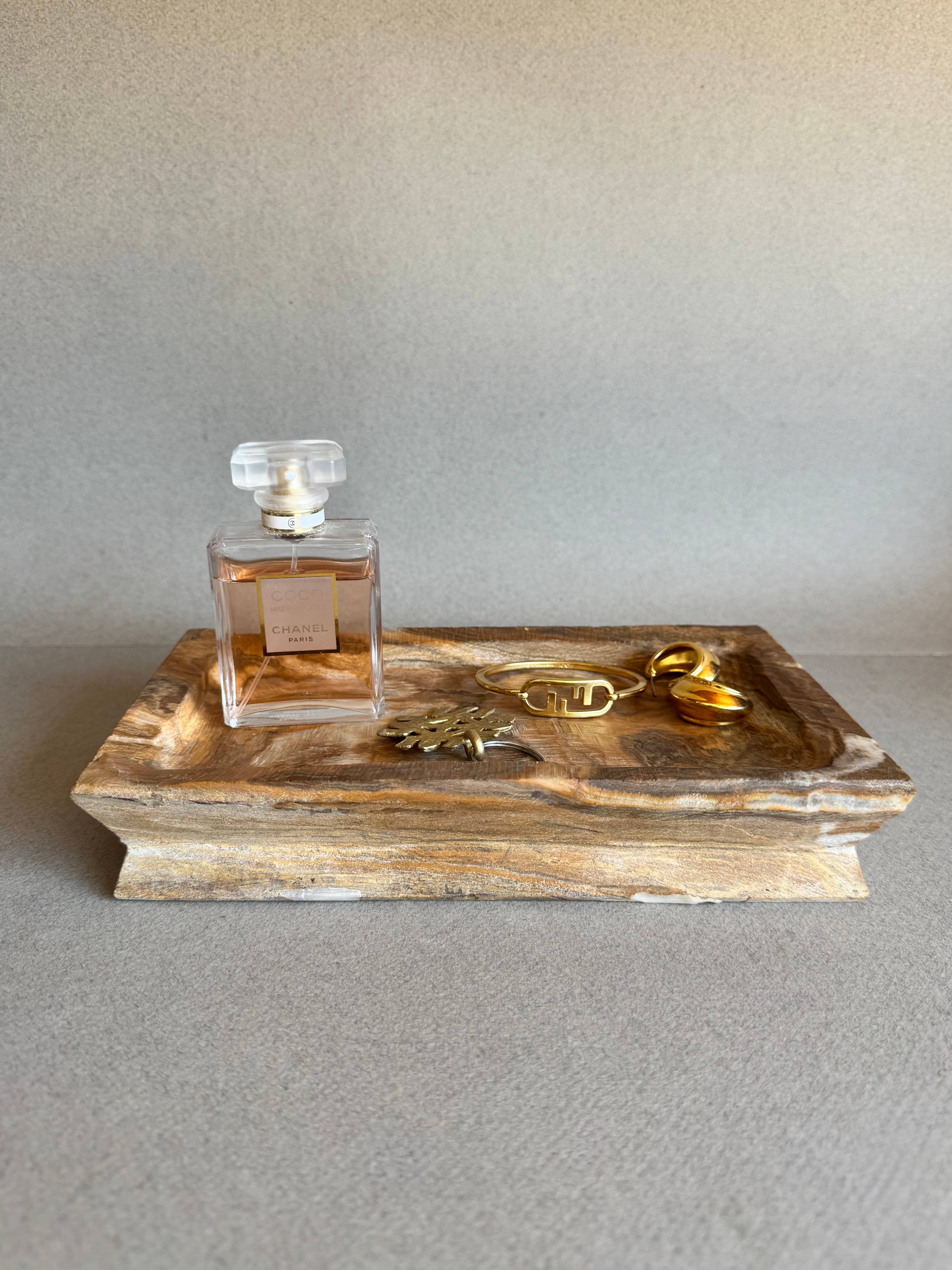 SAÉA - Wholesale Decorative Tray - Rectangular Stone Vanity Tray/Catchall Dish | SAÉA