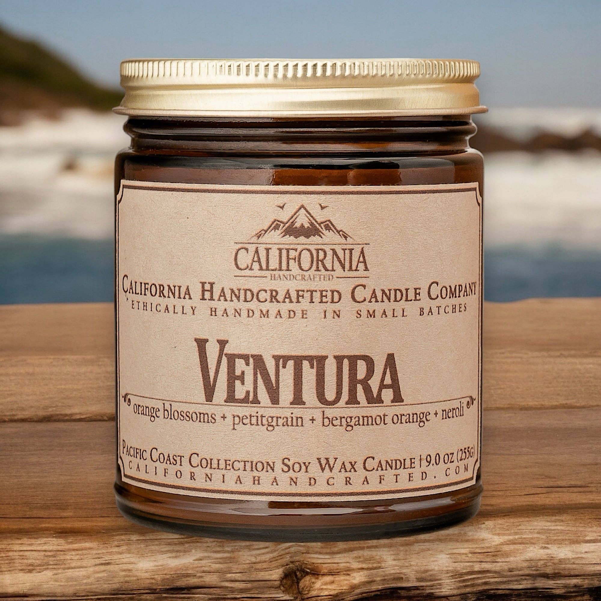 California Handcrafted - Wholesale Jar/Filled Candle - Ventura Coconut Apricot Jar Candle3