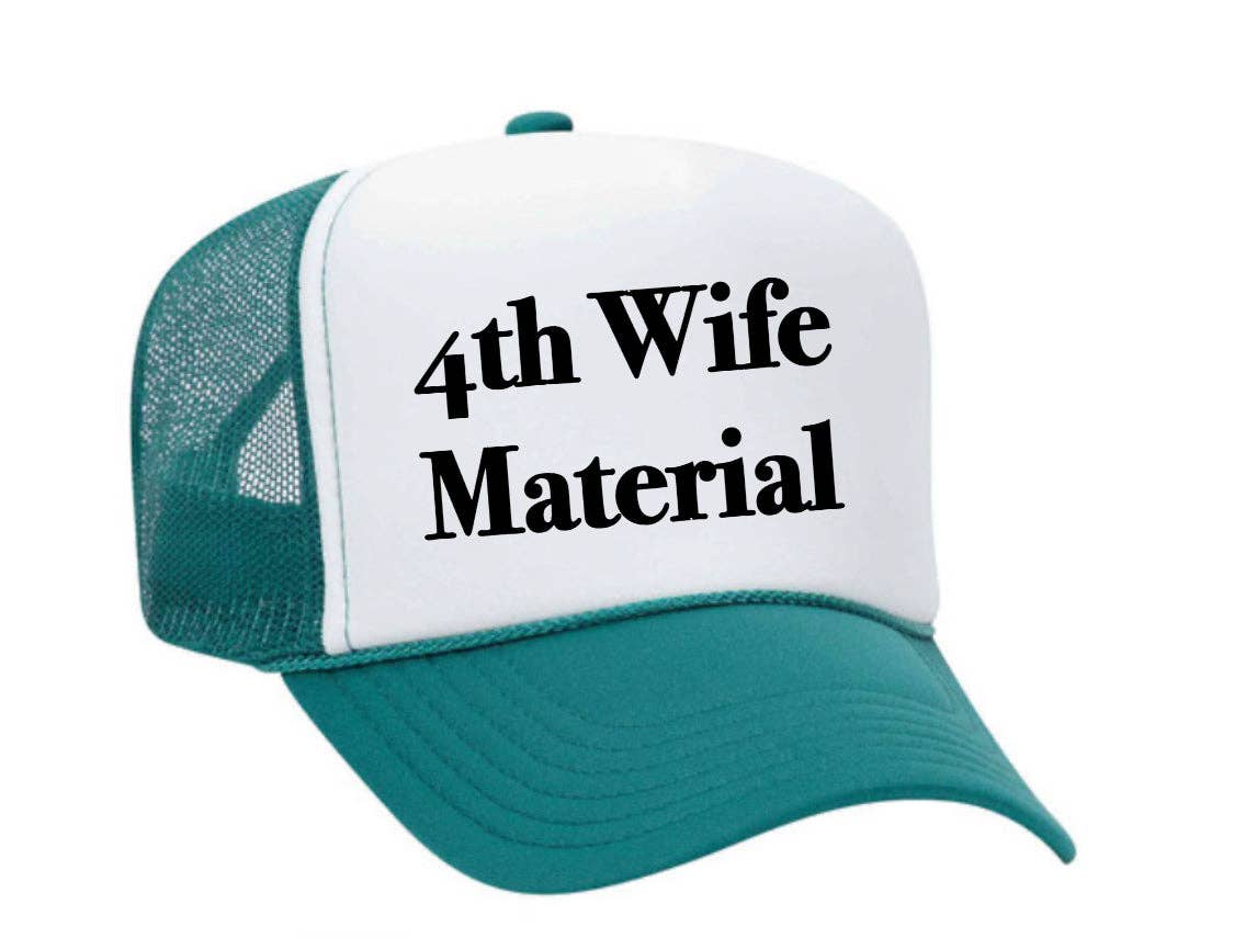 Inappropriate Trucker Hats - Venta al por mayor Gorra trucker - Mujer - Gorra de camionero 4th Wife Material3