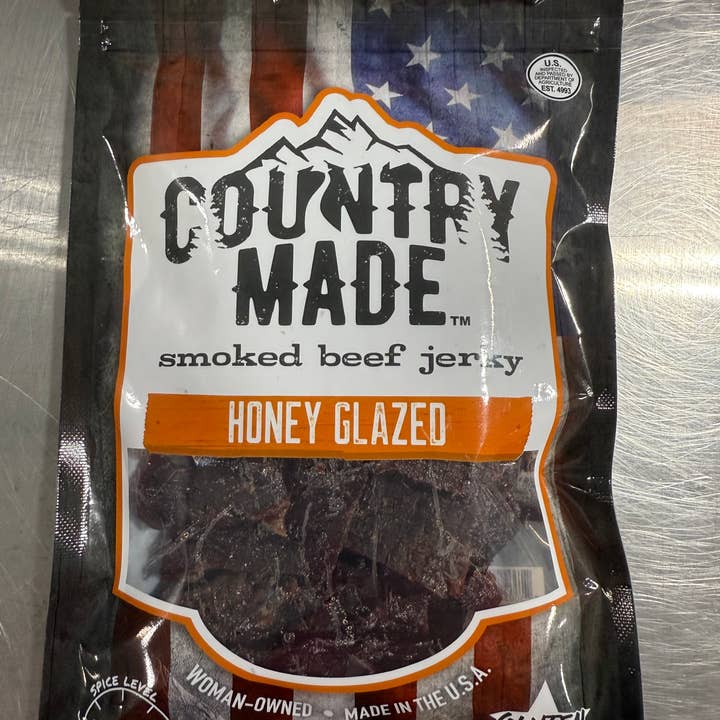 Honey Glazed Beef Jerky for wholesale by Country Made