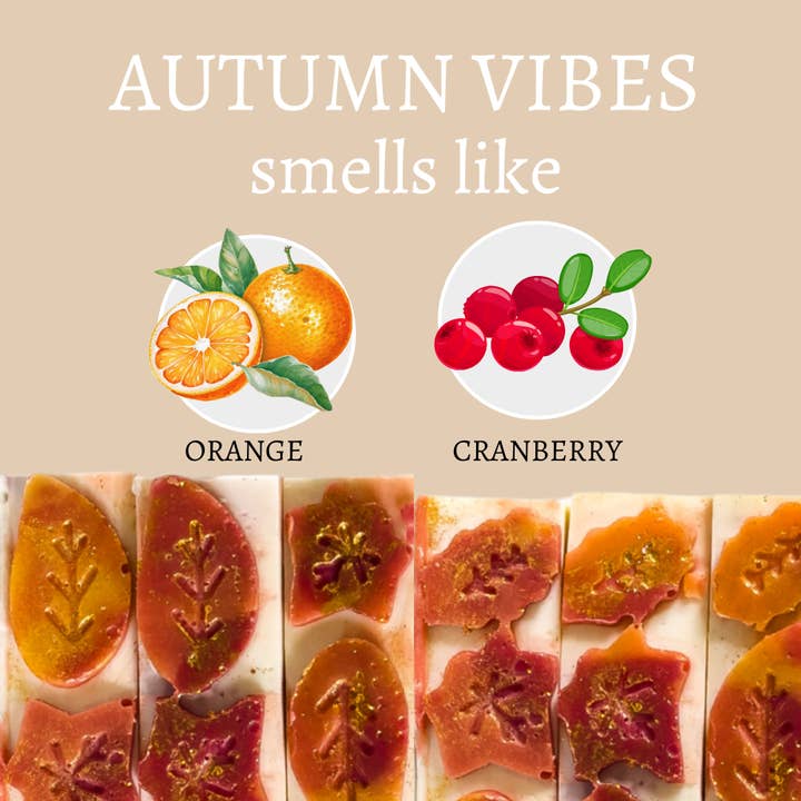 Center Street Soap Co - Wholesale Bar Soap - Autumn Vibes Fall Handmade Bar Soap - 4oz1